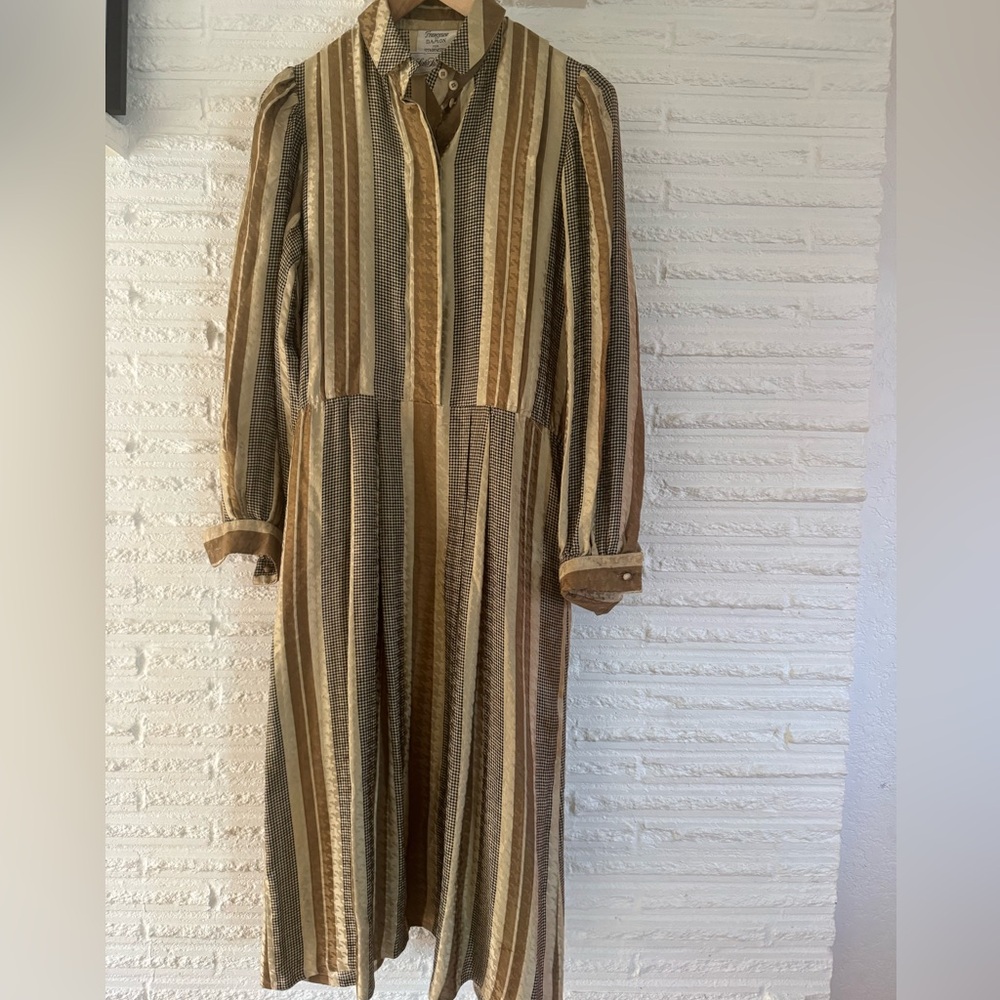 Francesca Damon Houndstooth vintage dress from Sak’s Fifth Ave